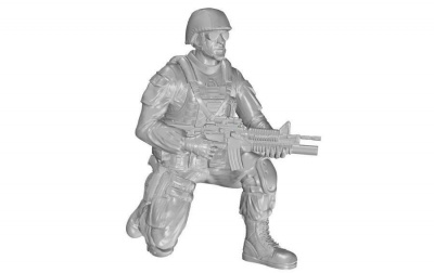 1/35 Kneeling Soldier (on right knee), US Army Inf