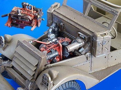1/35 M3 Scout car – engine set