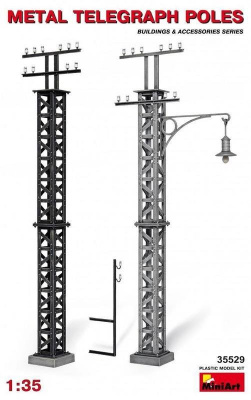 1/35 Metal Telegraph Poles