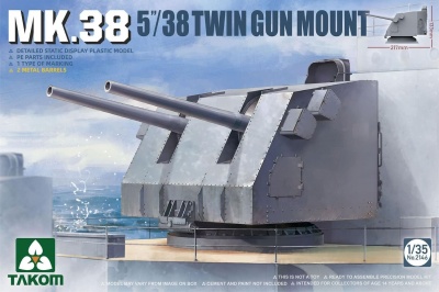 1/35 MK.38 5"/38 Twin Gun Mount - Takom