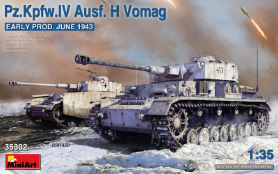 1/35 Pz.Kpfw.IV Ausf. H Vomag. Early Prod. (June 1943) - Miniart