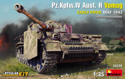 1/35 Pz.Kpfw.IV Ausf. H Vomag.  Early Prod. (May 1943) Interior Kit - Miniart