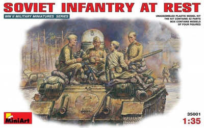 1/35 Soviet Infantry at Rest.