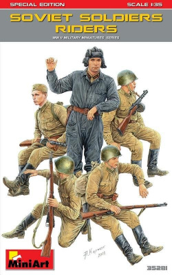 1/35 Soviet Soldiers Riders. Special Edition