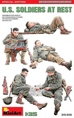 1/35 U.S. Soldiers at Rest. Special Edition - Miniart