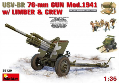 1/35 USV-BR 76-mm Gun Mod.1941 w/Limber & Crew