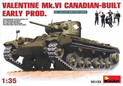 1/35 Valentine Mk 6. Canadian – built Early Prod.