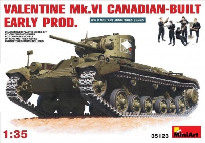 1/35 Valentine Mk 6. Canadian – built Early Prod.