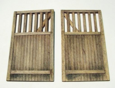 1/35 Wooden gate – straight