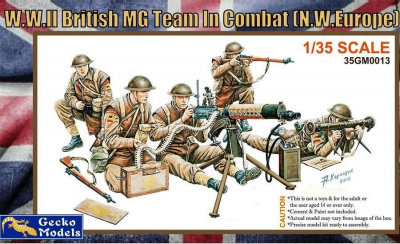 1/35 WWII British MG Team in Combat