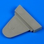 1/48 Bf 109G cockpit´s rear bulkhead - closed