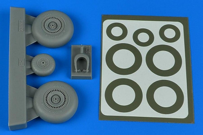 1/48 Do 217N wheels & paint masks - early B for ICM kit