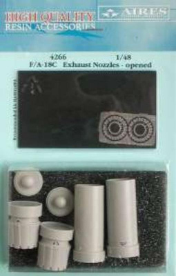 1/48 F/A-18C Hornet exhaust nozzles - opened posit