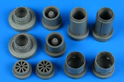 1/48 Rafale exhaust nozzles for REVELL kit