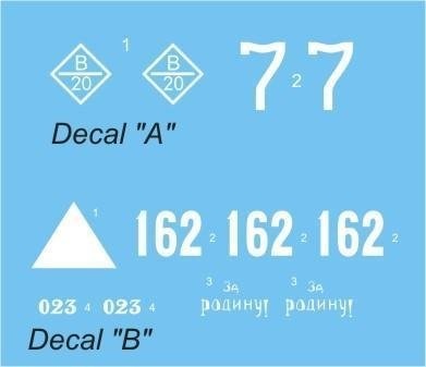 1/48 T-34/76 Krasnoe Sormovo Decal sheet