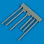 1/48 Wellington fuel outlet pipe - closed flaps