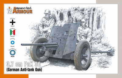 1/72 3,7 cm PaK 36 ‘German Anti-tank Gun’ - Special Hobby