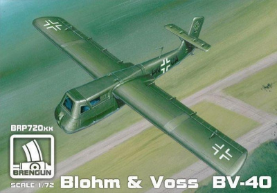 1/72 Blohm Voss BV-40 Plastic kit with PE parts