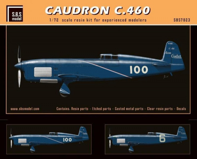 1/72 Caudron C.460 - Resin+PE+decal - Full resin kit