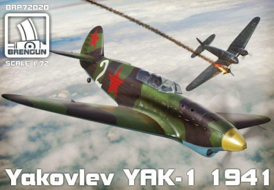 1/72 Jak-1 (mod 1941) plastic construction kit
