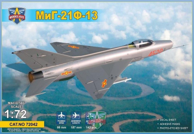 1/72 MiG-21F-13 supersonic jet fighter