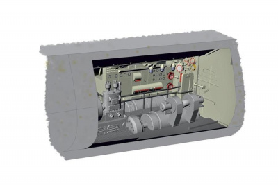 1/72 U-Boot IX Electric Motor section