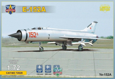1/72 Ye-152A Soviet twin-engined interceptor prototype