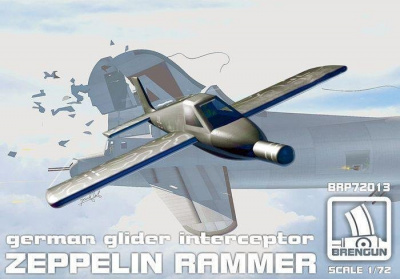 1/72 Zeppelin rammer (2pieces) Plastic kit with PE parts