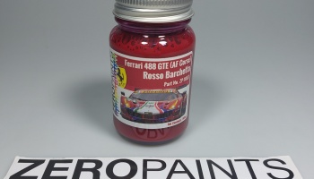 Ferrari 488 GTE (AF Corse) Rosso Barchetta Red Paint 60ml - Zero Paints