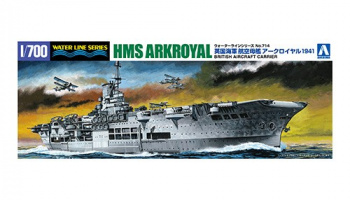 HMS Ark Royal 1941 Bismarck Pursuit 1/700 - Aoshima