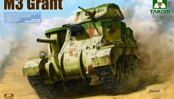 British Medium Tank M3 Grant 1:35 - Takom