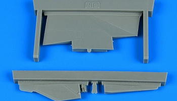 1/48 MiG-23BN correct tail fin for TRUMPETER kit