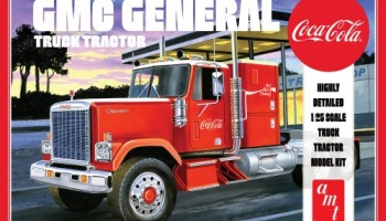 GENERAL SEMI TRACTOR (COCA-COLA) 1976 GMC 1:25 - AMT