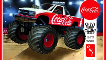 SILVERADO MONSTER TRUCK COCA-COLA 1988 CHEVY 1:25 - AMT