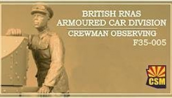 1/35 British RNAS Armoured Car Division crewman obserwing