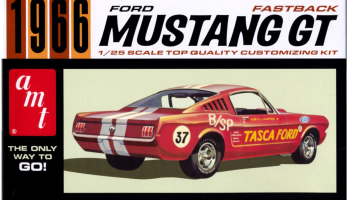 1966 FORD MUSTANG FASTBACK 2+2 1/25 - AMT