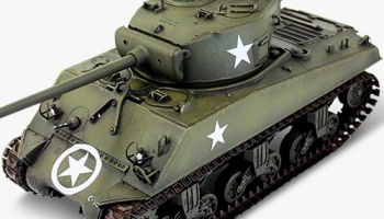 Model Kit tank 13500 - M4A3 (76)W "Battle of Bulge" (1:35) - Academy