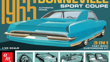 1965 Pontiac Bonneville Sport Coupe 3 in 1 1/25 - AMT