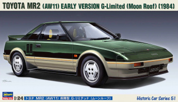 Toyota MR2 (AW11) Early Version G-Limited (Moon Roof) (1984) 1/24 - Hasegawa