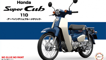 Honda Super Cub 110 (Arbane Denim Blue Metallic) - Fujimi