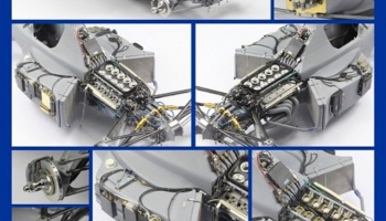 SLEVA 1000,- Kč DISCOUNT - Williams Renault FW14B Super Detail-Up Set with RS3C engine early type 1/12 - Top Studio