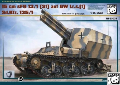 15 cm sFH 13/1(Sf) auf GW Lr.s.(f) Sd.Kfz. 135/1 ( metal truck) 1/35 - Panda Hobby