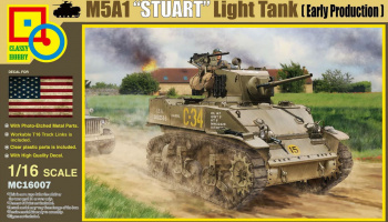 M5A1 "STUART" LIGHT TANK 1:16 - Classy Hobby