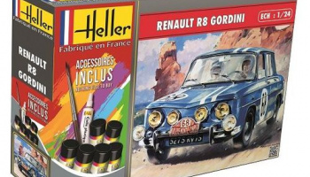 SLEVA 141,-Kč 20%DISCOUNT - Renault R8 Gordini Model set 1/24 - Heller