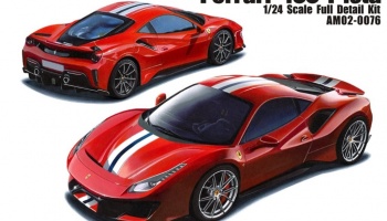 Ferrari 488 Pista 1/24 - Alpha Model