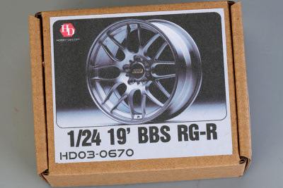 19' BBS RG-R Wheels   1/24 - Hobby Design
