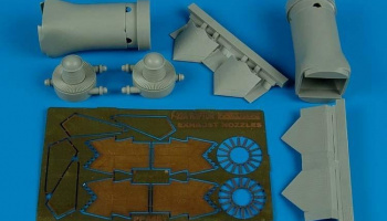 1/48 F/A-22A Raptor exhaust nozzles - closed posit
