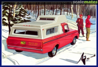 1963 Ford F-100 Camper Pickup 1:25 - AMT