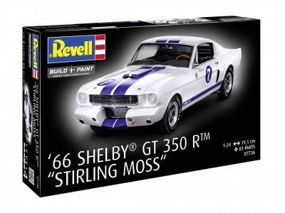 1966 Shelby GT 350 R "Stirling Moss" (1:24) Plastic Model Kit auto 07736 - Revell