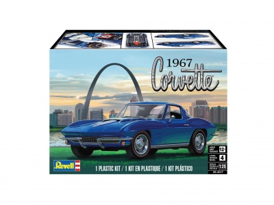 1967 Corvette Sting Ray Sport Coupe 2N1 (1:25) Plastic ModelKit MONOGRAM auto 4517 - Revell